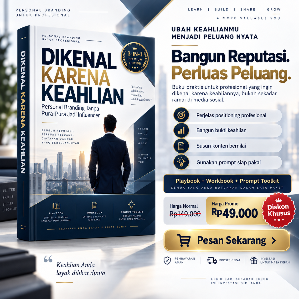 Dikenal Karena Keahlian | Ebook Personal Branding Profesional